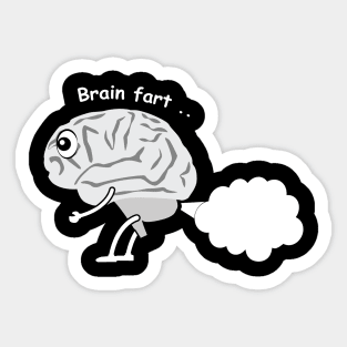 Brain Fart - Funny Character Sticker